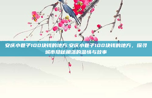 安庆小巷子100块钱的地方:安庆小巷子100块钱的地方，探寻城市隐秘角落的温情与故事