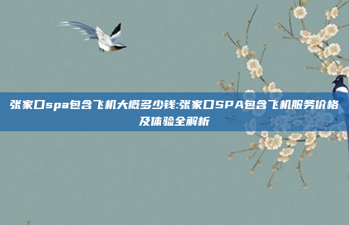 张家口spa包含飞机大概多少钱:张家口SPA包含飞机服务价格及体验全解析