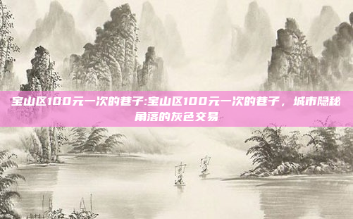 宝山区100元一次的巷子:宝山区100元一次的巷子，城市隐秘角落的灰色交易