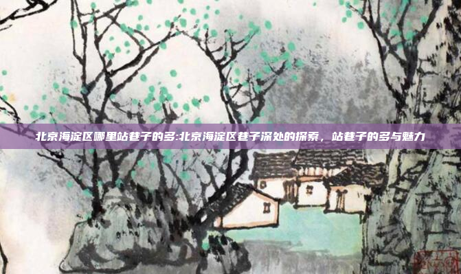 北京海淀区哪里站巷子的多:北京海淀区巷子深处的探索，站巷子的多与魅力