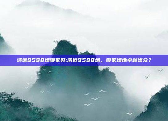 清远9598场哪家好:清远9598场，哪家场地卓越出众？