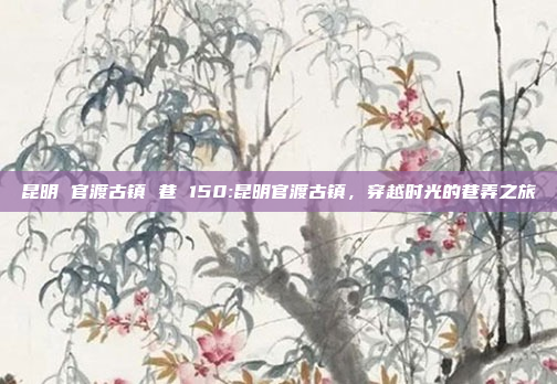 昆明 官渡古镇 巷 150:昆明官渡古镇，穿越时光的巷弄之旅